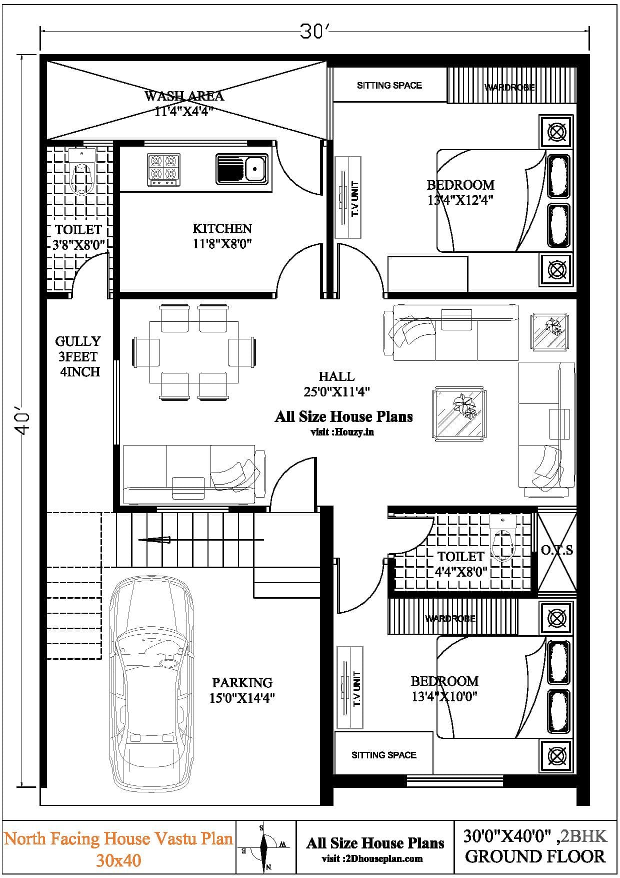 North Facing Bedroom House Plans As Per Vastu Images Easyhomeplan | My ...