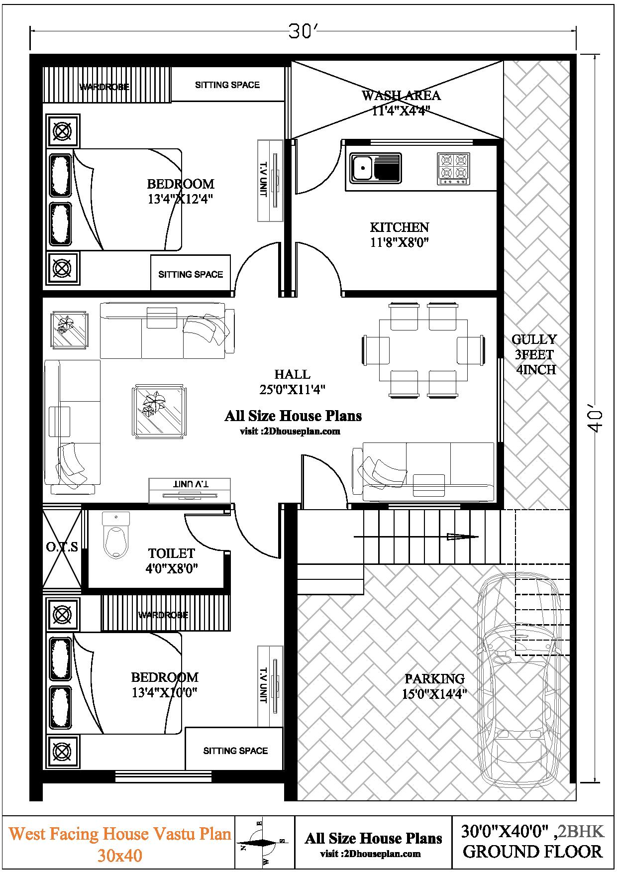 West Facing 2 Bedroom House Plans As Per Vastu Homeminimalisite com