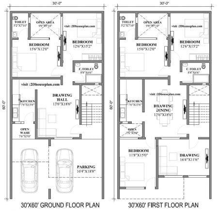 30 60 House Plan | Best East Facing House Plan As Per Vastu