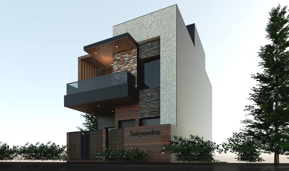 House Front Elevation Designs For Double Floor In India Home Alqu