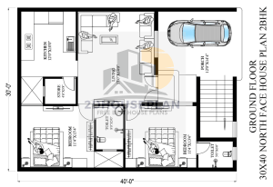 Simple 30x40 House Plans As Per Vastu | 1200 Sqft House Plan