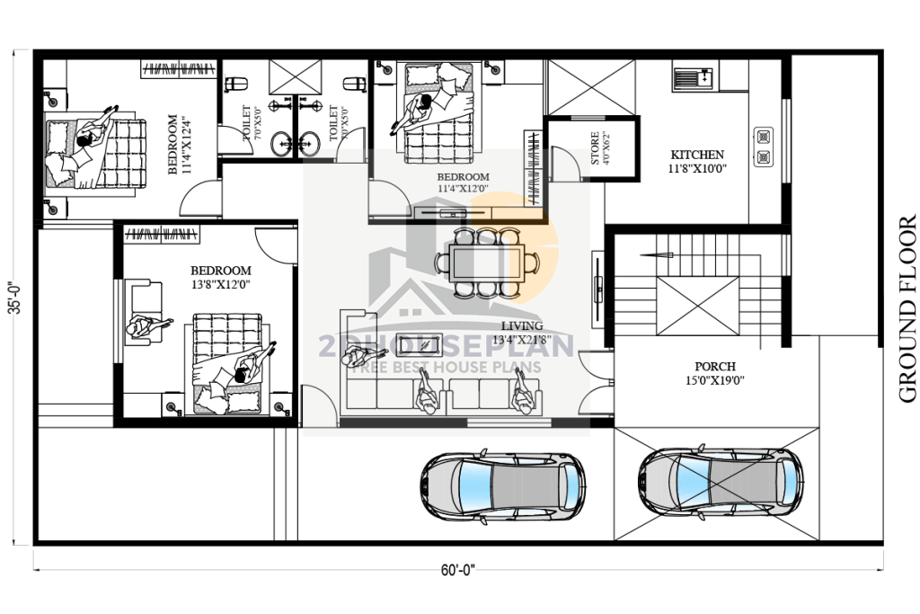 35x60 house design