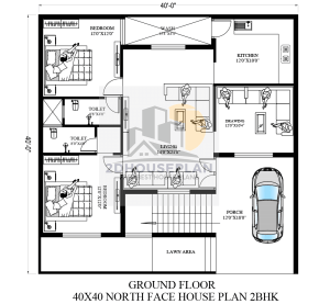 Simple 40x40 House Design Small Family Plans